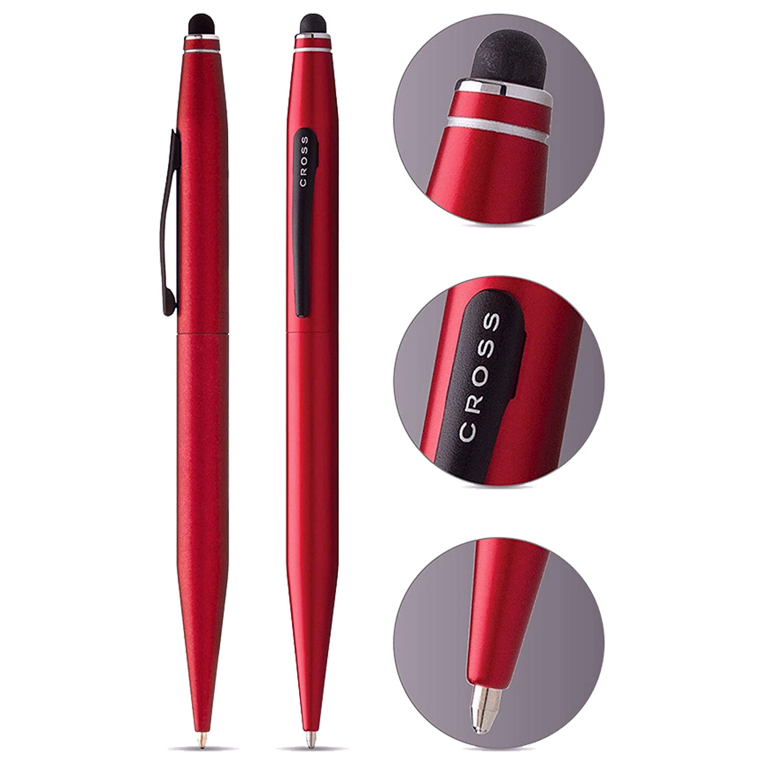 Cross Tech2 Metallic Red Ballpoint Pen at0652-8