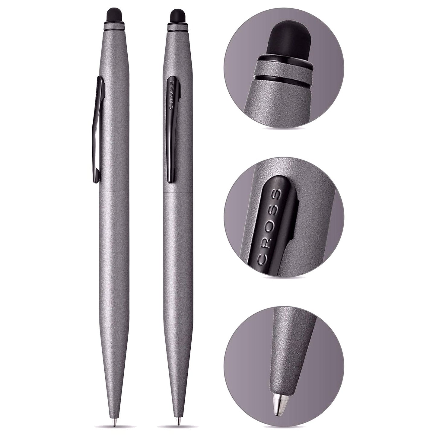 Cross Tech2 Titanium Grey Ballpoint Pen AT0652-14