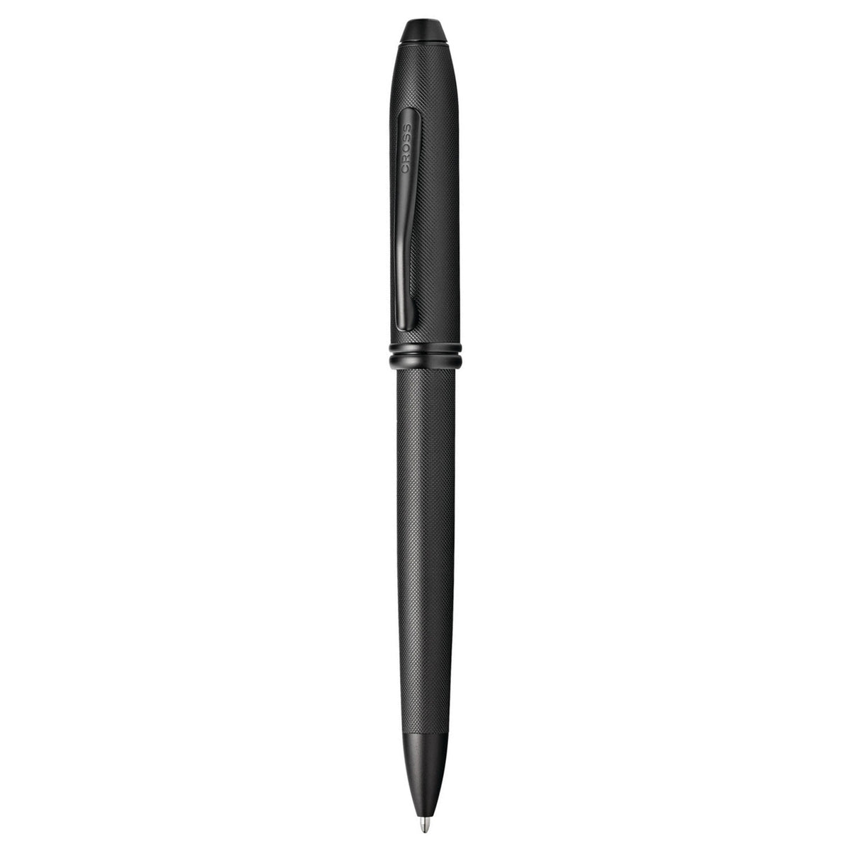 Cross Townsend Black Micro Knurl PVD Ballpoint Pen AT0042-62