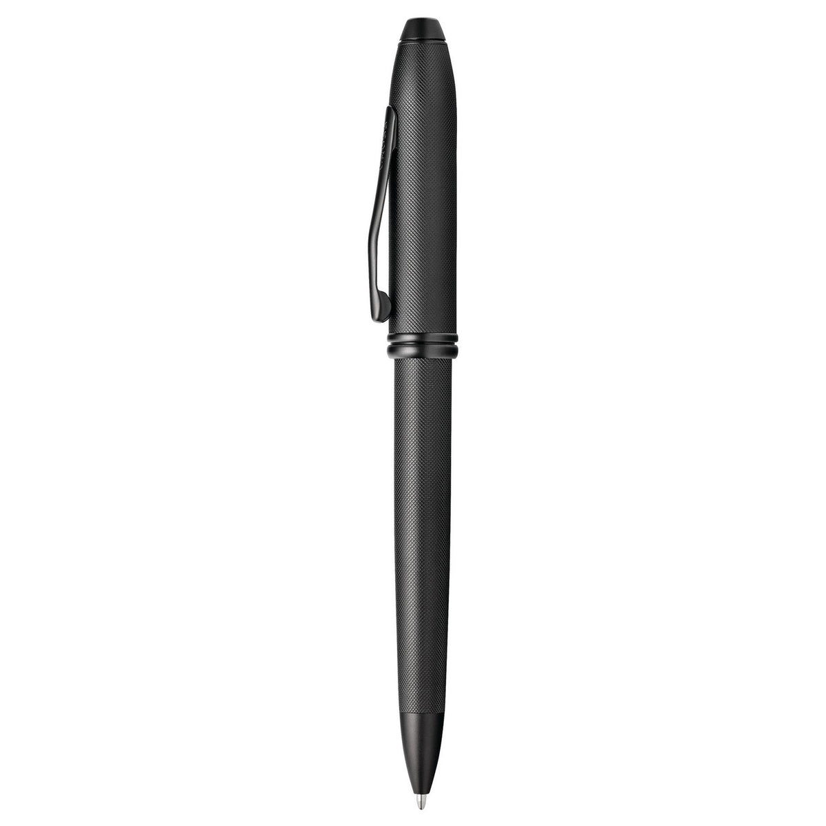 Cross Townsend Black Micro Knurl PVD Ballpoint Pen AT0042-62