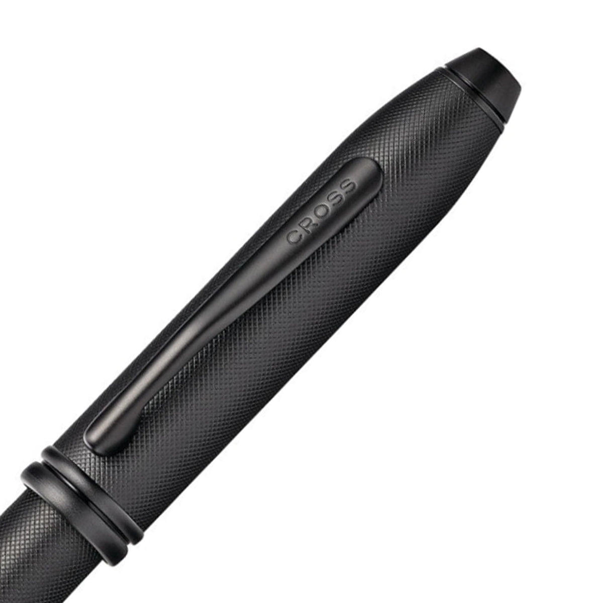 Cross Townsend Black Micro Knurl PVD Roller Ball Pen AT0045-62