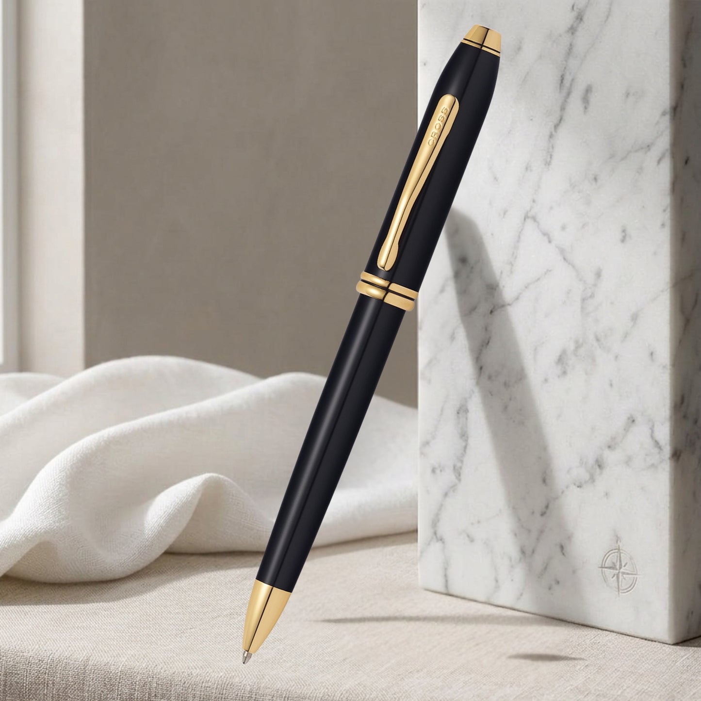 Cross Townsend Classic Black GT Ballpoint Pen 572TW