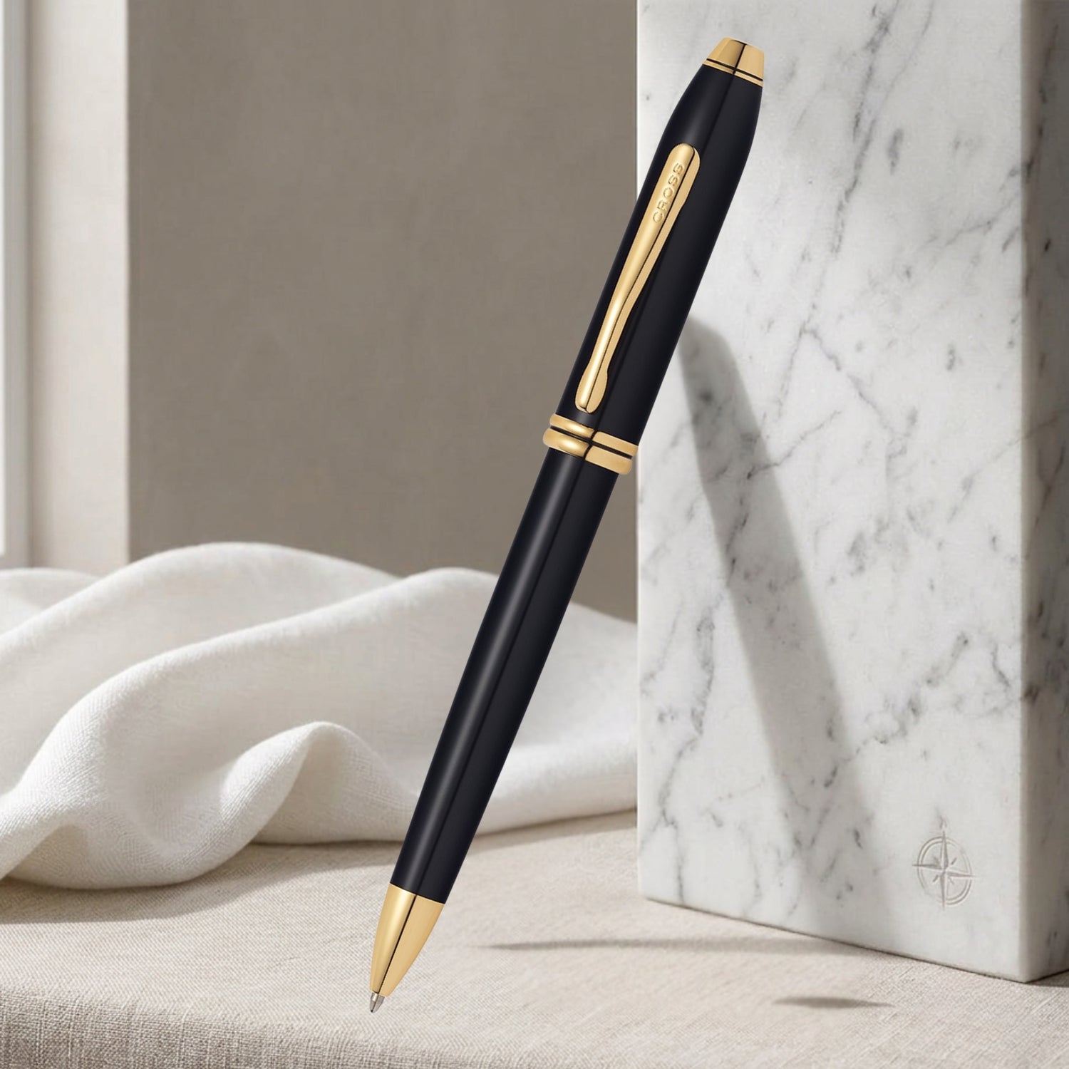Cross Townsend Classic Black GT Ballpoint Pen 572TW