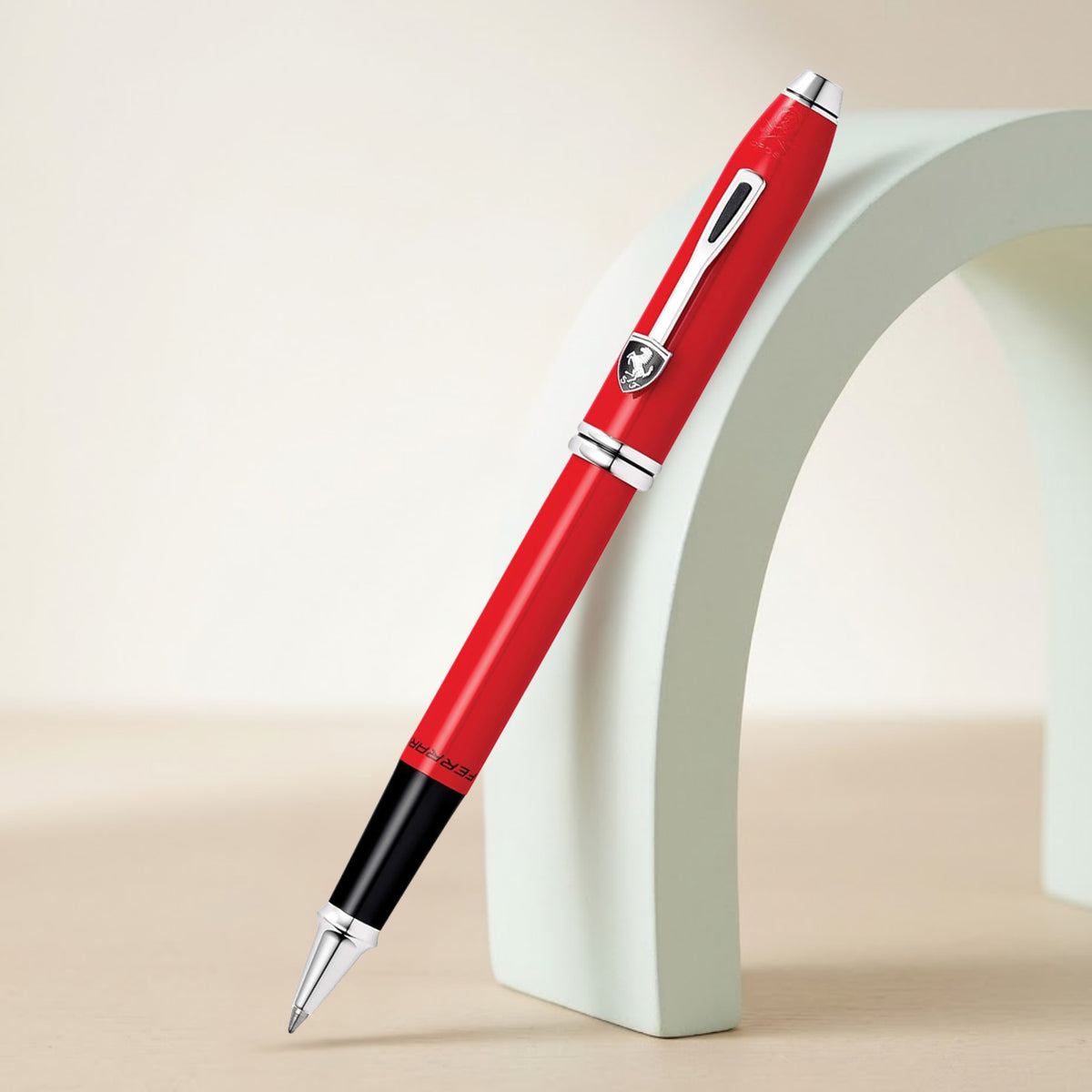 Cross Townsend Ferrari Glossy Rosso Corsa Red CT Roller Ball Pen FR0045-57