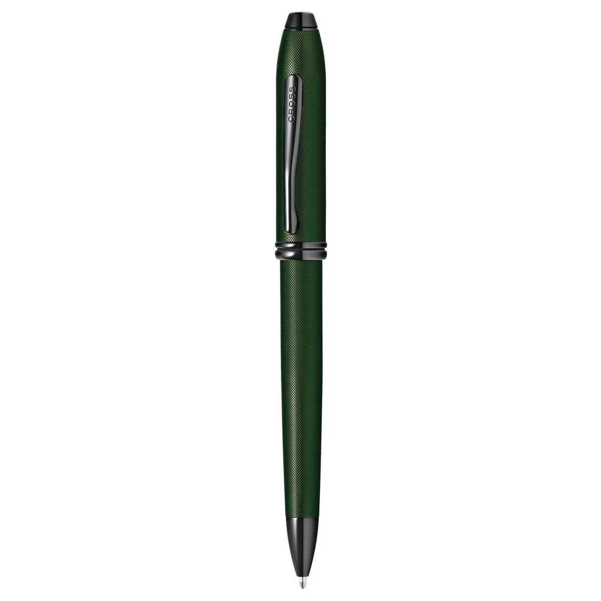 Cross Townsend Green Micro Knurl PVD Ballpoint Pen AT0042-63