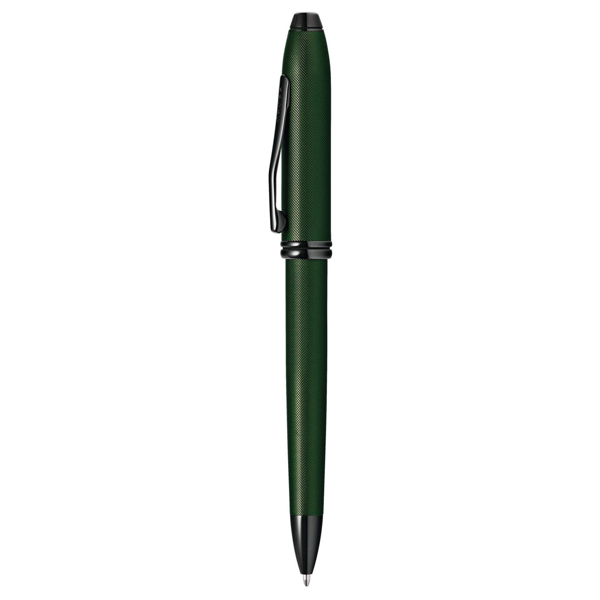 Cross Townsend Green Micro Knurl PVD Ballpoint Pen AT0042-63