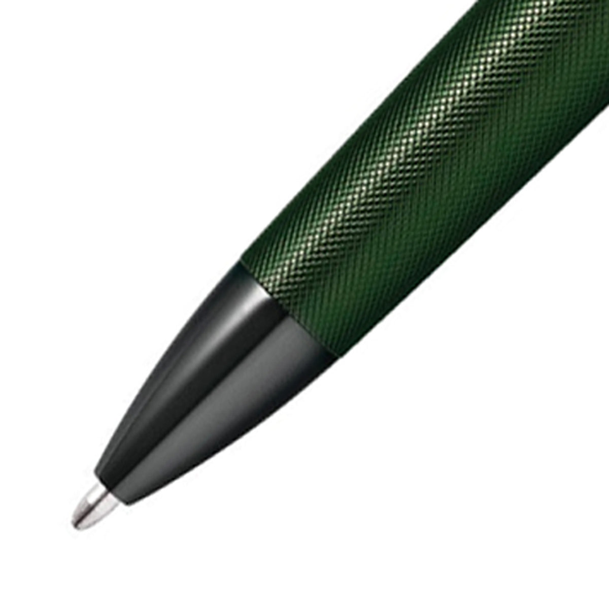 Cross Townsend Green Micro Knurl PVD Ballpoint Pen AT0042-63