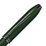 Cross Townsend Green Micro Knurl PVD Ballpoint Pen AT0042-63