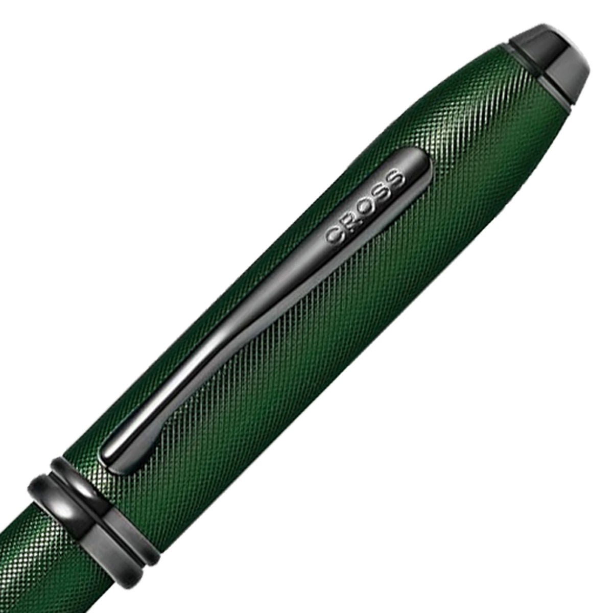Cross Townsend Green Micro Knurl PVD Roller Ball Pen AT0045-63