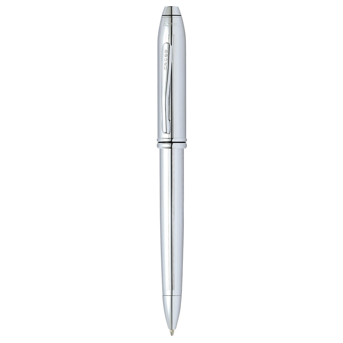 Cross Townsend Lustrous Chrome CT Ballpoint Pen 532TW