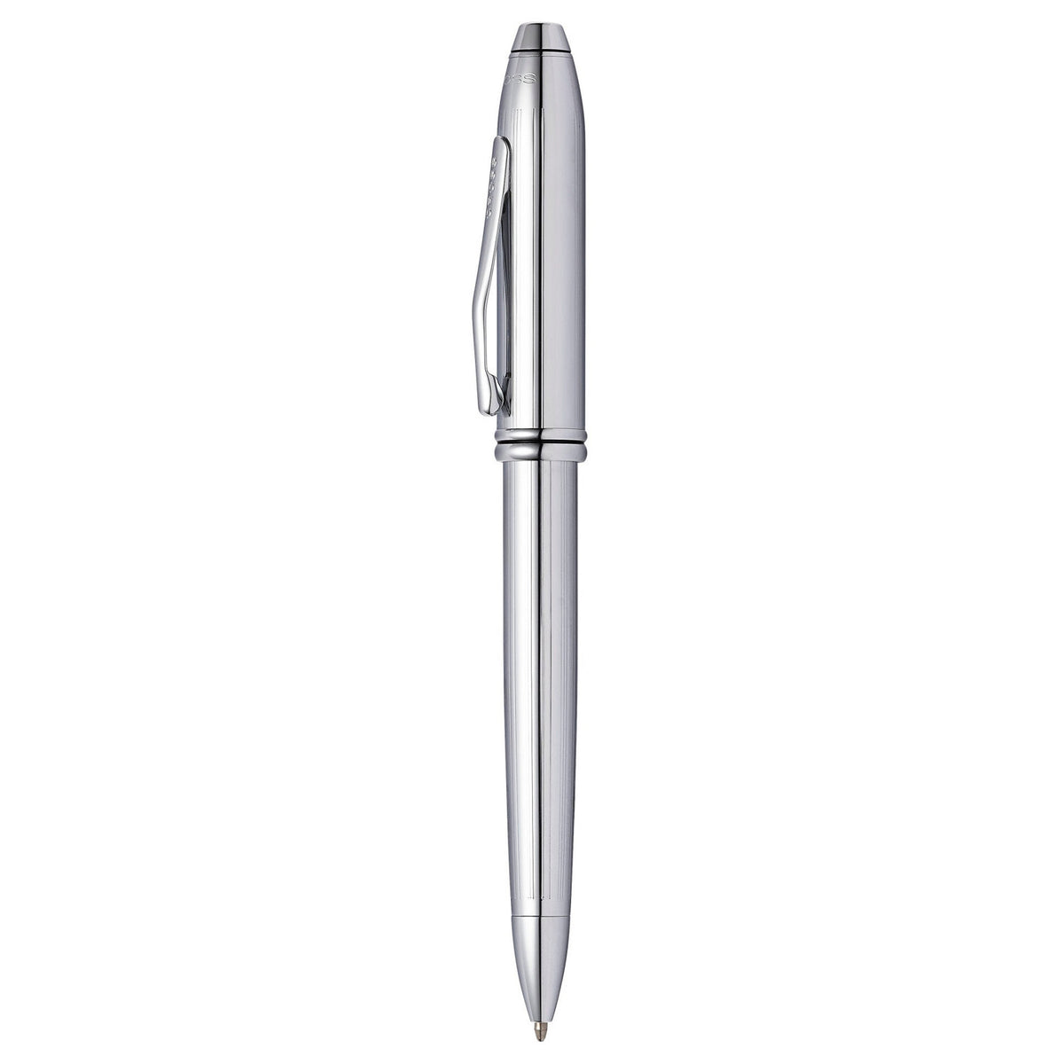 Cross Townsend Lustrous Chrome CT Ballpoint Pen 532TW