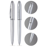 Cross Townsend Lustrous Chrome CT Ballpoint Pen 532TW