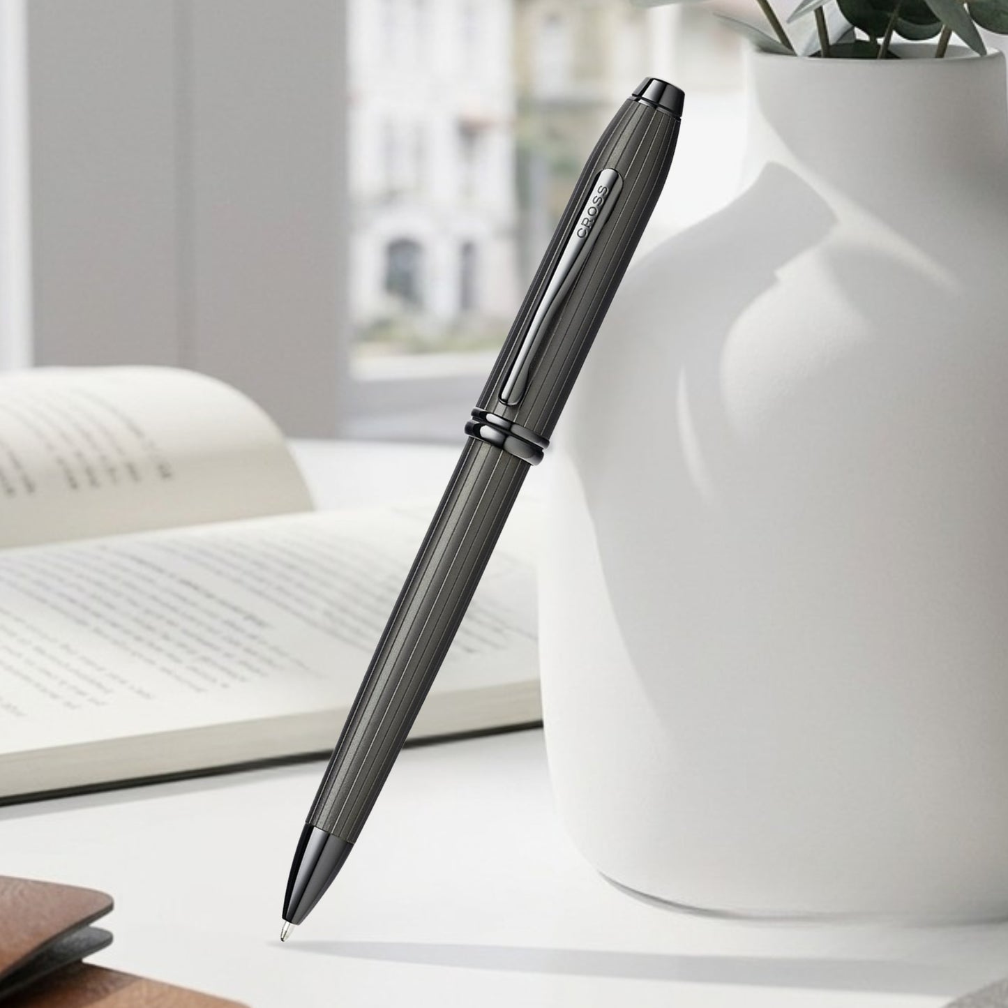 Cross Townsend Matte Black PVD Ballpoint Pen AT0042-60
