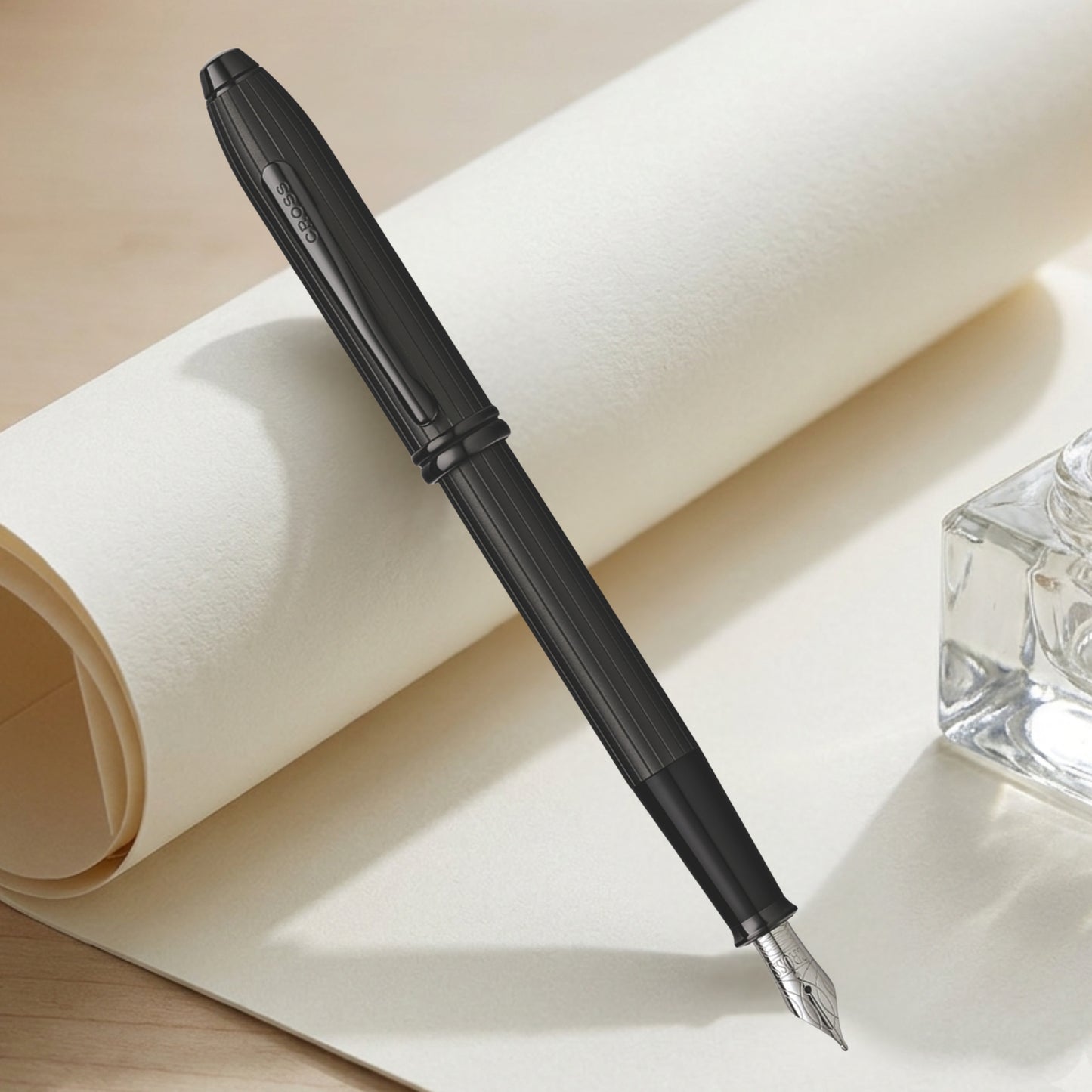 Cross Townsend Matte Black PVD Fountain Pen (Limited Edition)