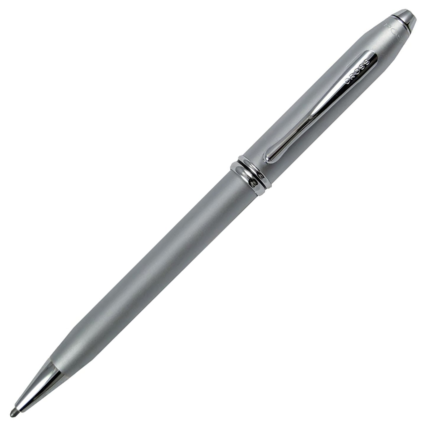 Cross Townsend Satin Chrome CT Ballpoint Pen AT0042G-14