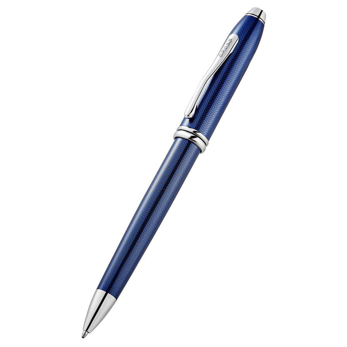 Cross Townsend Polished Translucent Cobalt Blue CT Ballpoint Pen AT0042-79