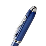Cross Townsend Polished Translucent Cobalt Blue CT Roller Ball Pen AT0045-79