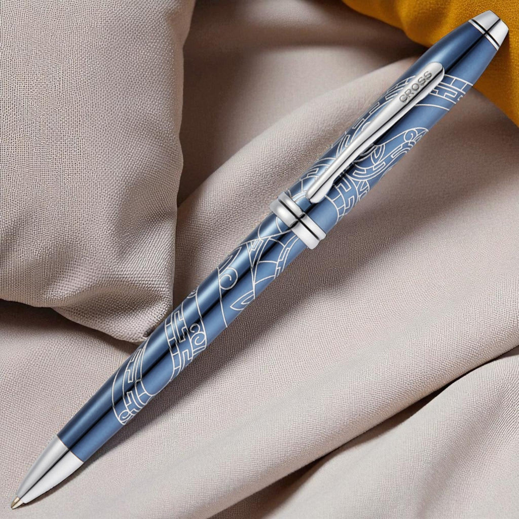 Cross Townsend Zodiac Year of the Snake Blue CT Ballpoint Pen AT0042-76 (Special Edition)