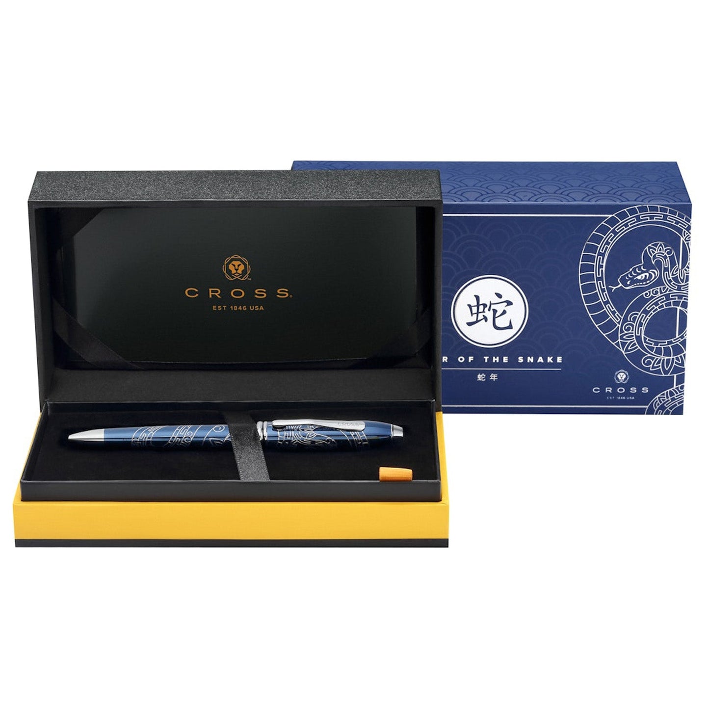 Cross Townsend Zodiac Year of the Snake Blue CT Ballpoint Pen AT0042-76 (Special Edition)