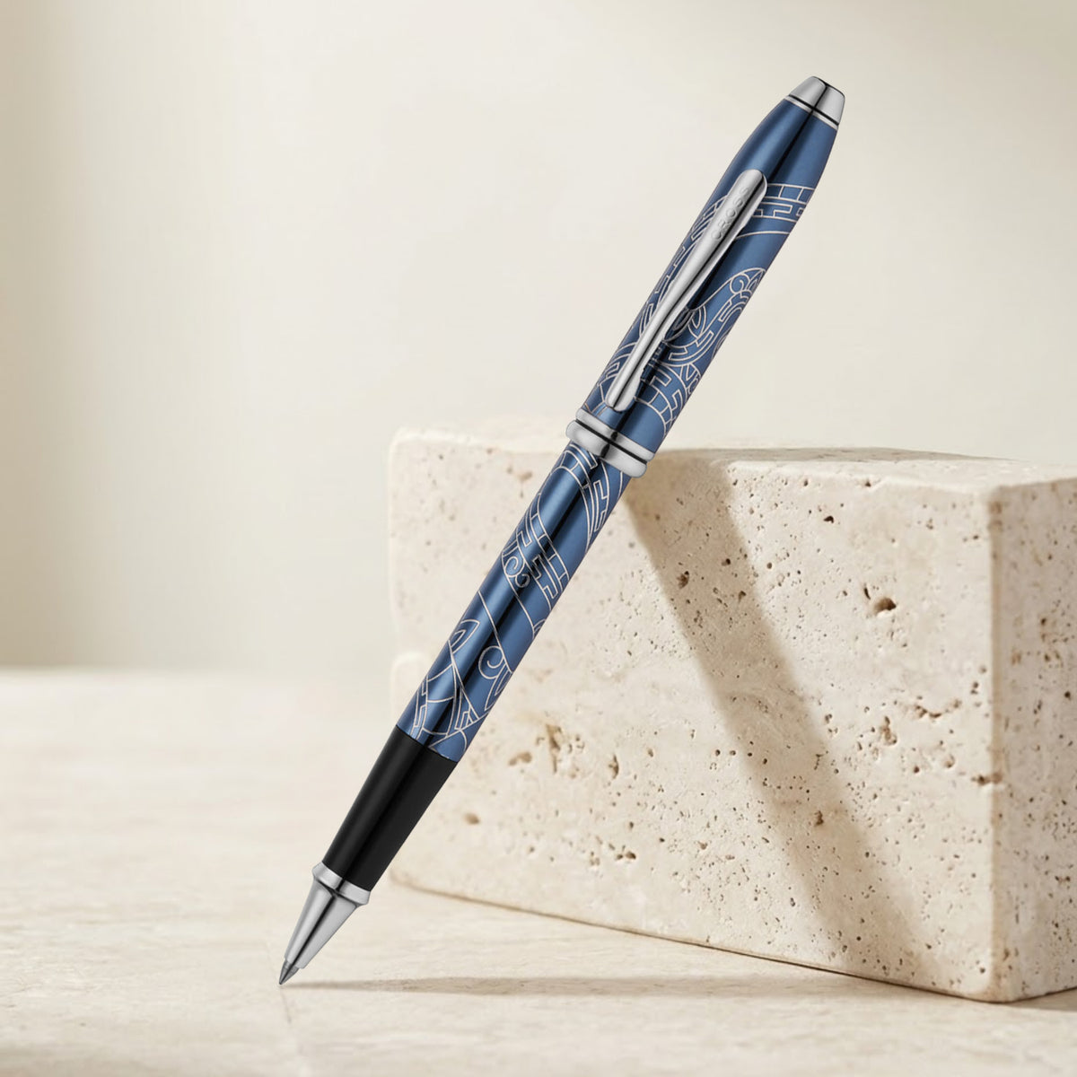 Cross Townsend Zodiac Year of the Snake Blue CT Roller Ball Pen AT0045-76 (Special Edition)