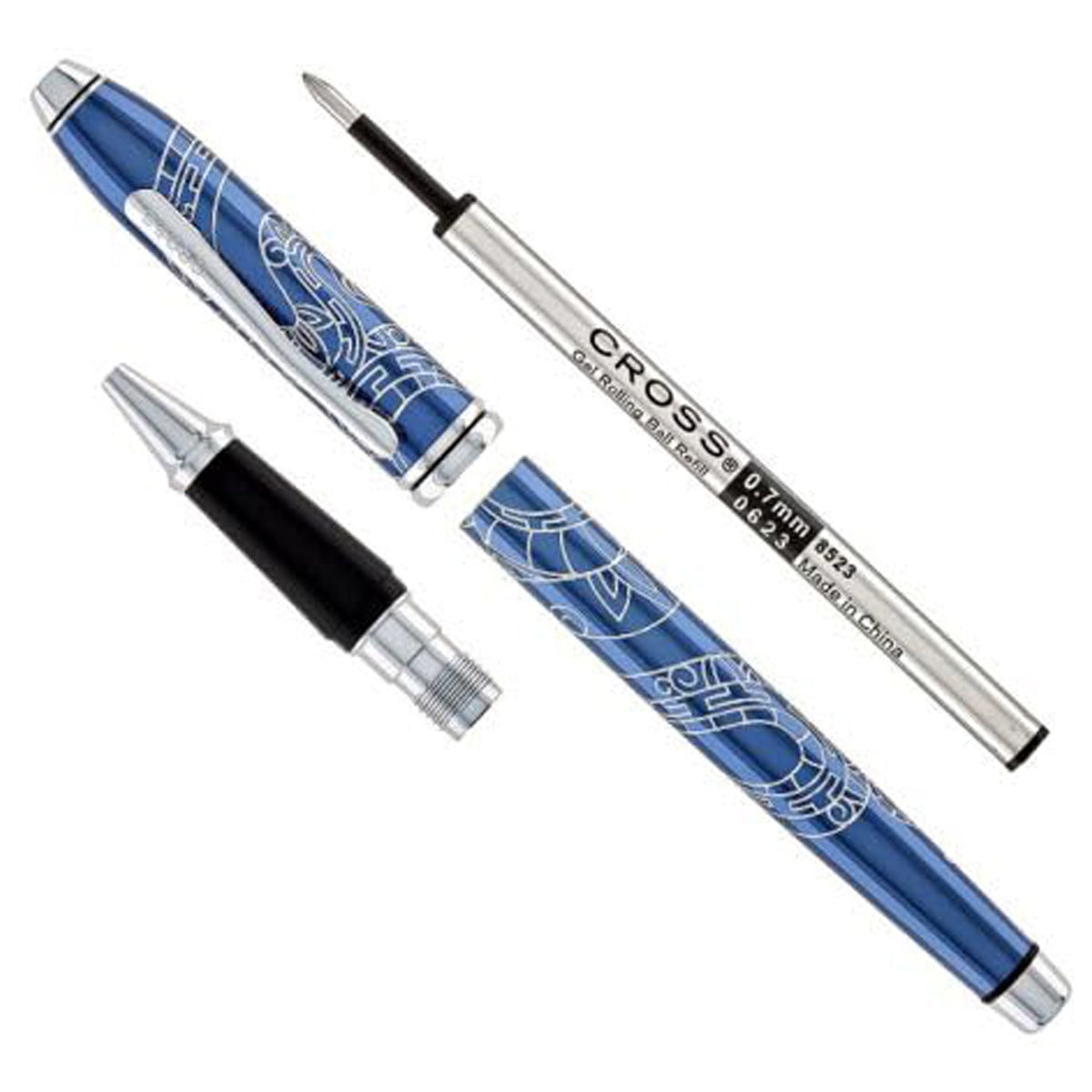 Cross Townsend Zodiac Year of the Snake Blue CT Roller Ball Pen AT0045-76 (Special Edition)