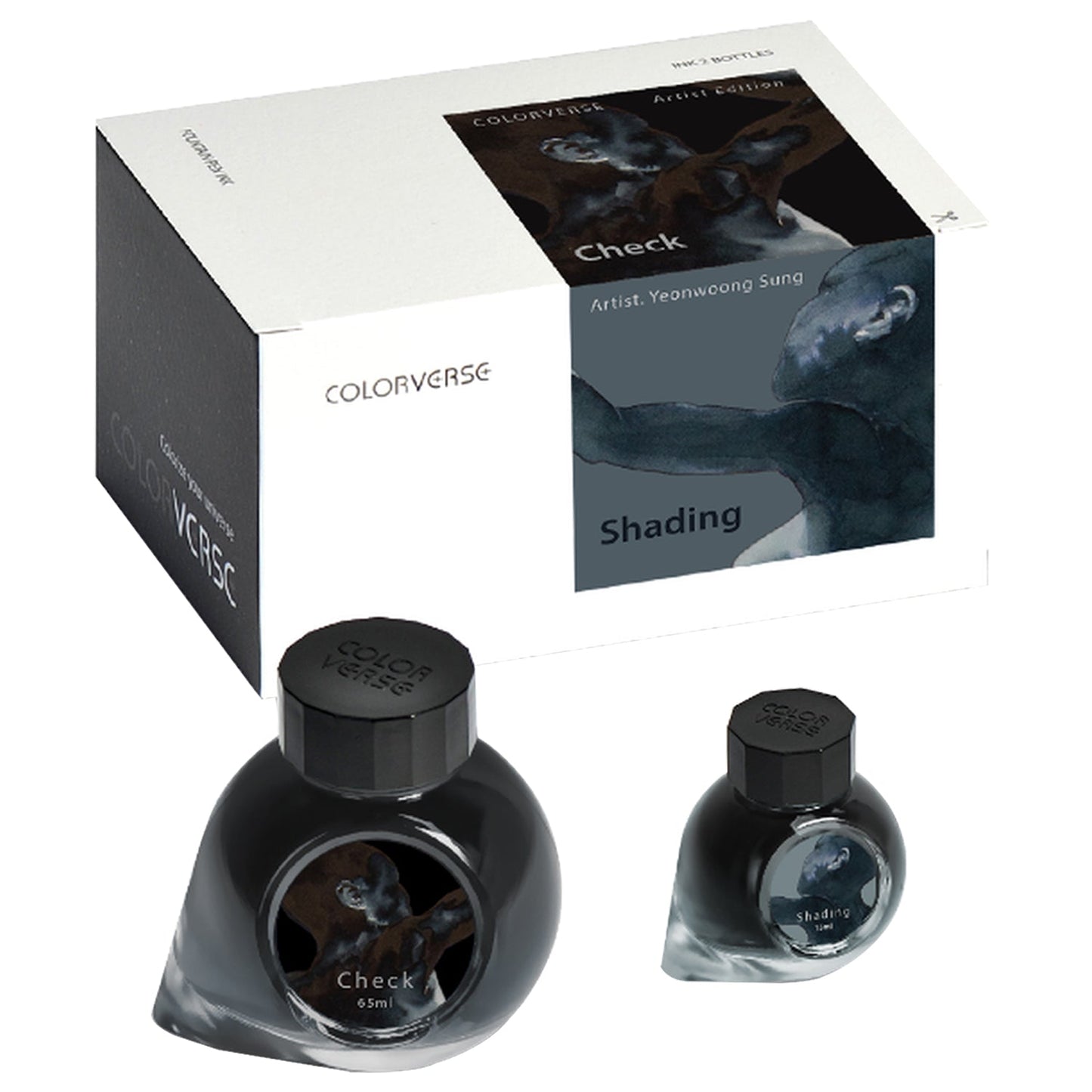 Colorverse The Artist Edition Ink Bottle Set (Check/Shading - 65 ML/15 ML) AE-102 (Special Edition)
