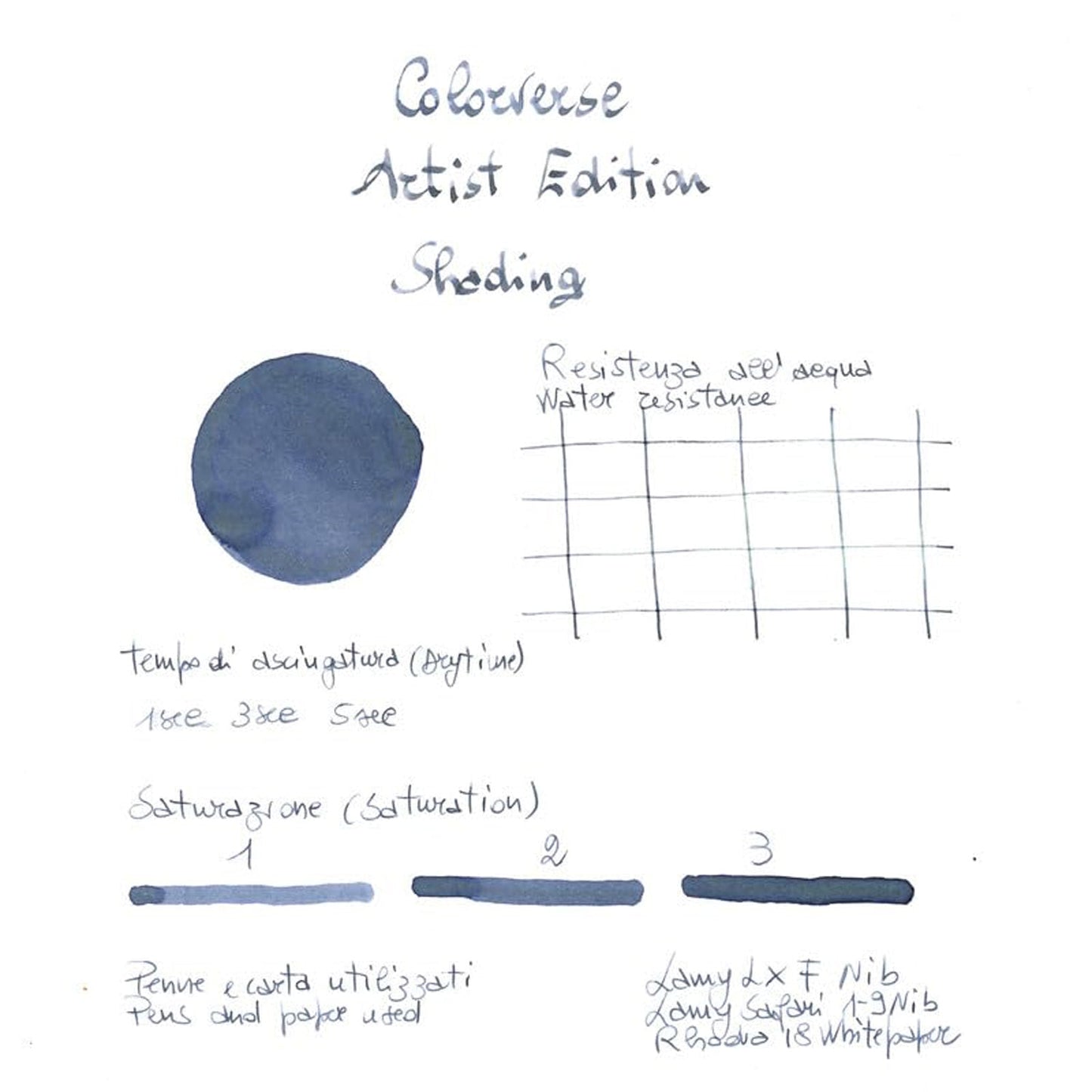 Colorverse The Artist Edition Ink Bottle Set (Check/Shading - 65 ML/15 ML) AE-102 (Special Edition)