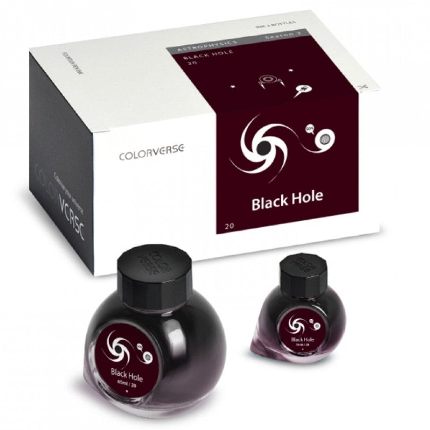 Colorverse Astrophysics Season 2 Ink Bottle Set (Black Hole - 65 ML/15 ML) A-20