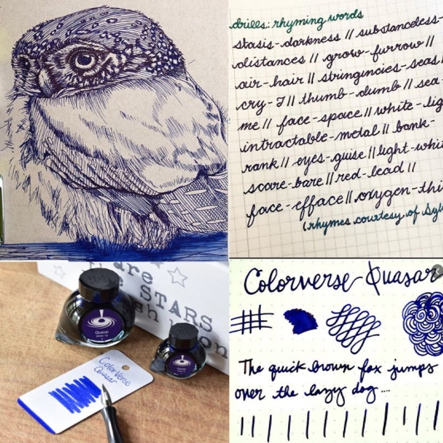 Colorverse Astrophysics Season 2 Ink Bottle Set (Quasar - 65 ML/15 ML) A-13