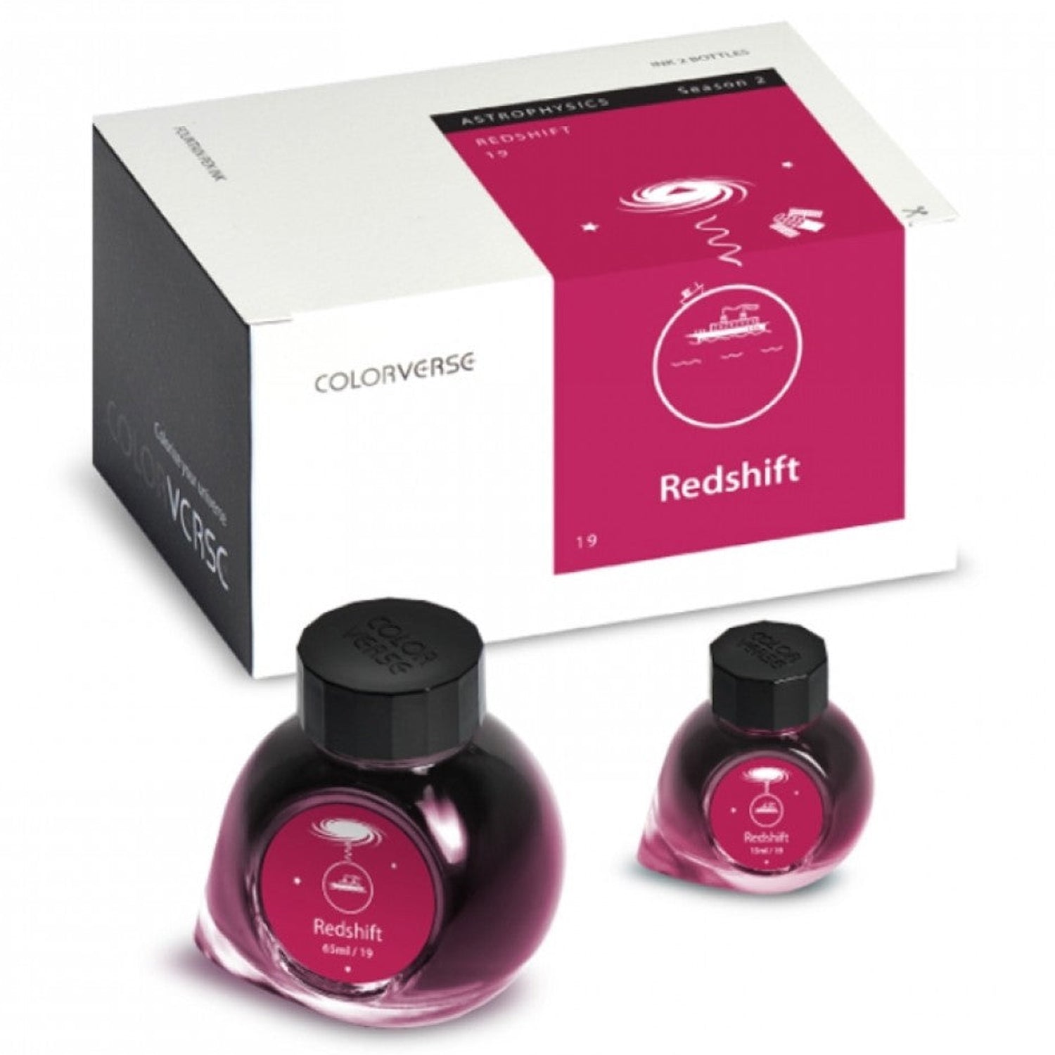 Colorverse Astrophysics Season 2 Ink Bottle Set (Redshift - 65 ML/15 ML) A-19