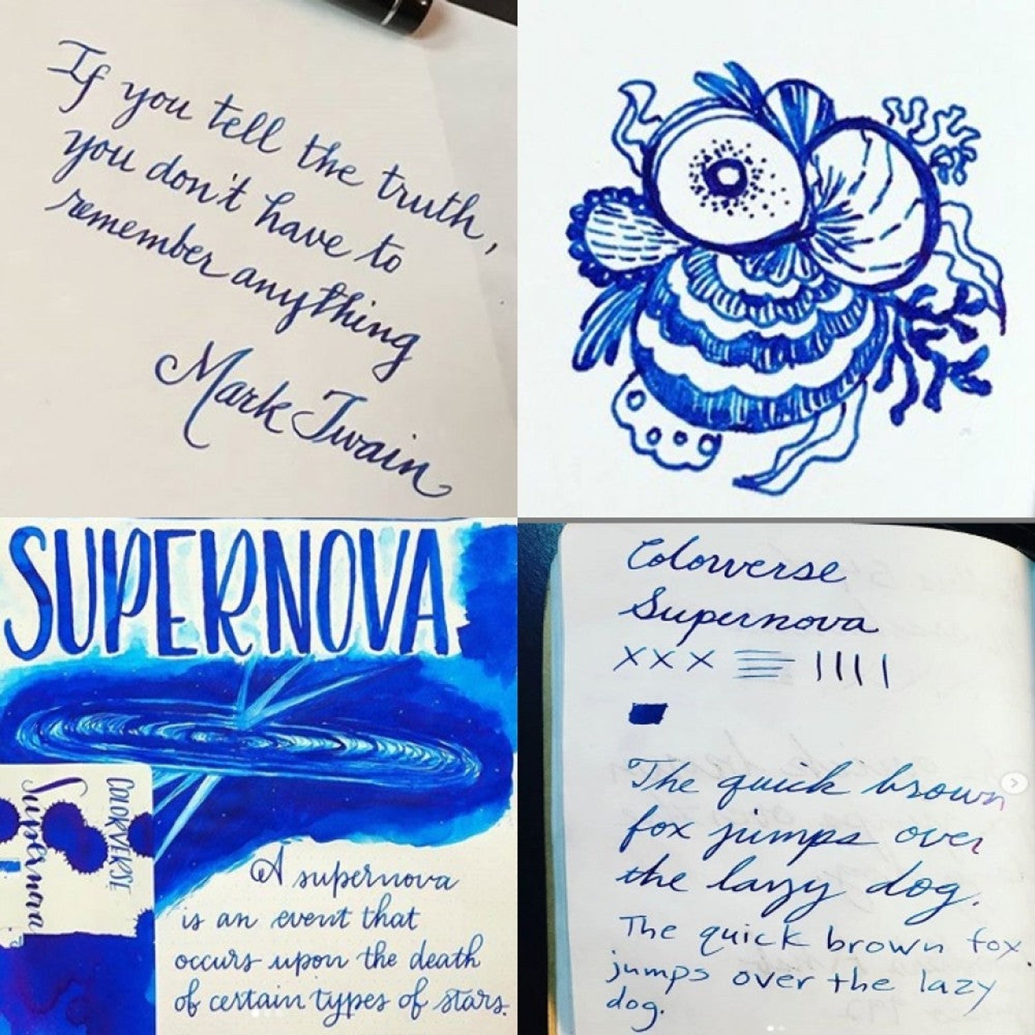 Colorverse Astrophysics Season 2 Ink Bottle Set (Supernova - 65 ML/15 ML) A-14