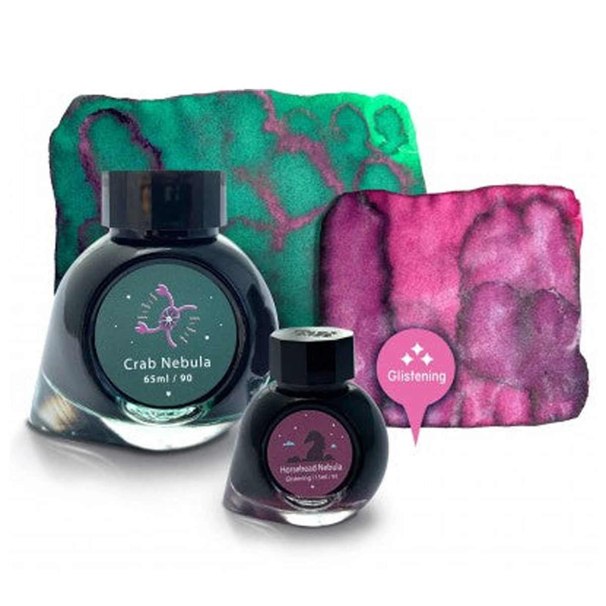 Colorverse Eye On The Universe Season 7 Ink Bottle Set (Crab Nebula/Horsehead Nebula - 65 ML/15 ML) E-90/91