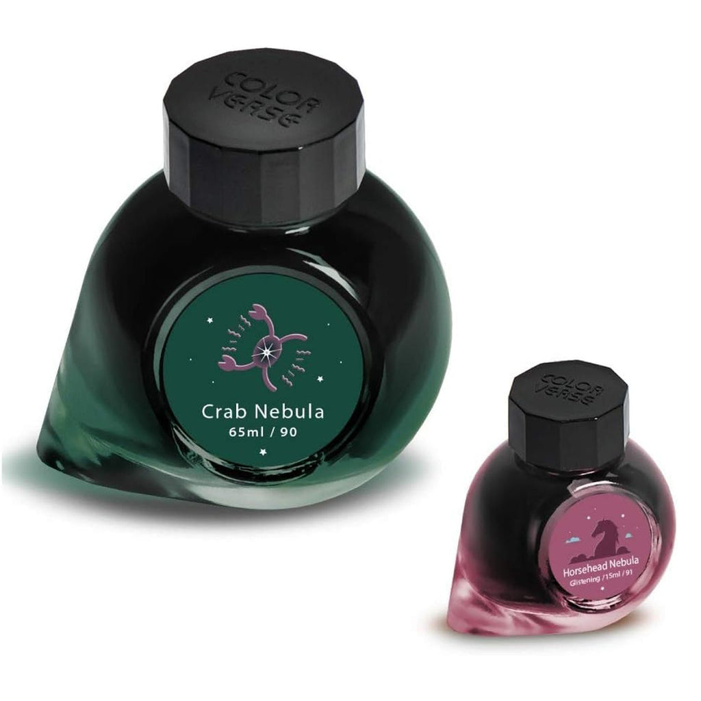 Colorverse Eye On The Universe Season 7 Ink Bottle Set (Crab Nebula/Horsehead Nebula - 65 ML/15 ML) E-90/91