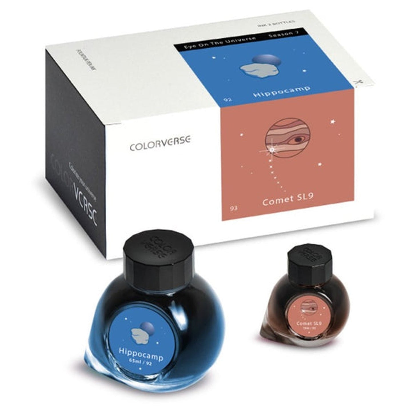 Colorverse Eye On The Universe Season 7 Ink Bottle Set (Hippocamp/Comet SL9 - 65 ML/15 ML) E-92/93