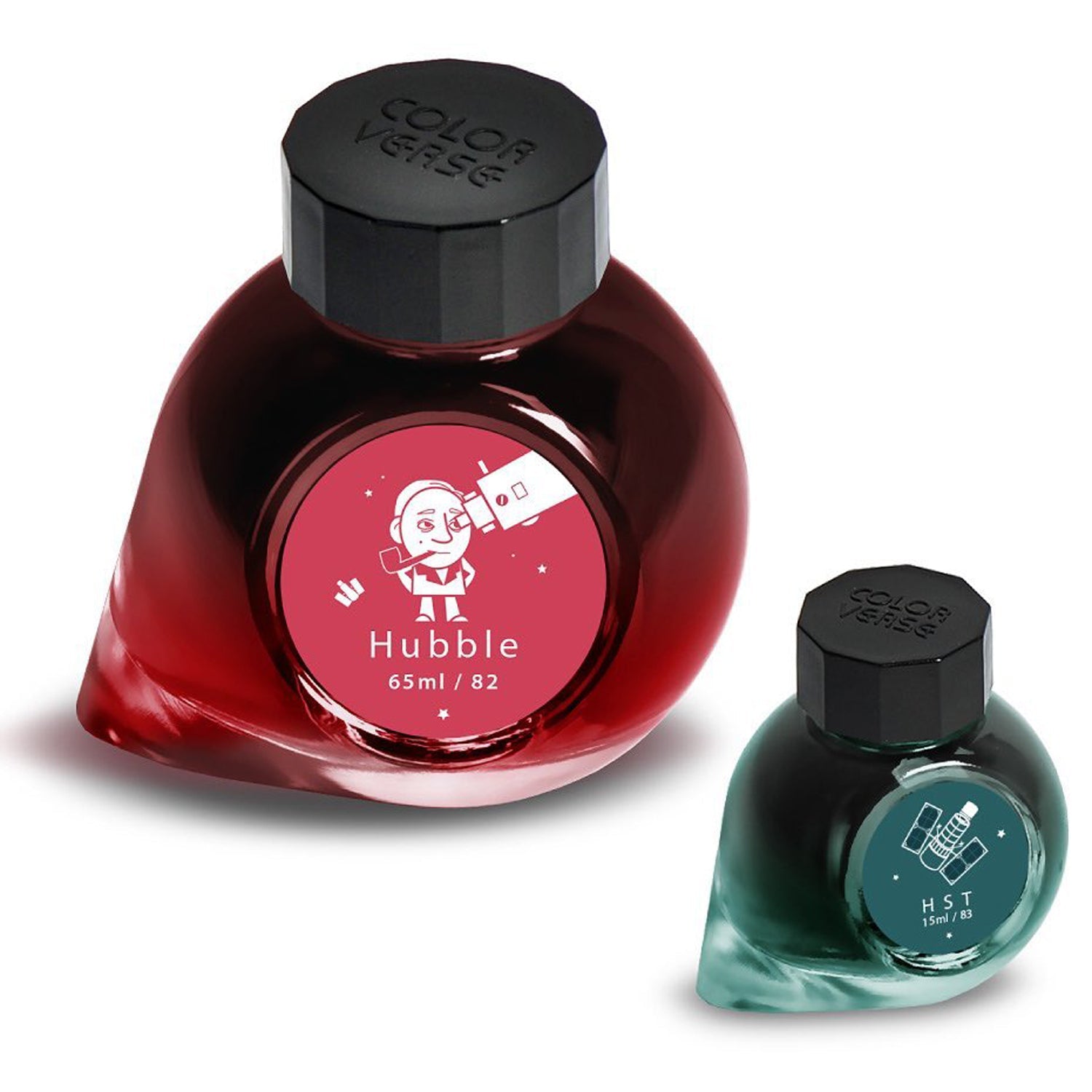 Colorverse Eye On The Universe Season 7 Ink Bottle Set (Hubble/HST - 65 ML/15 ML) E-82/83