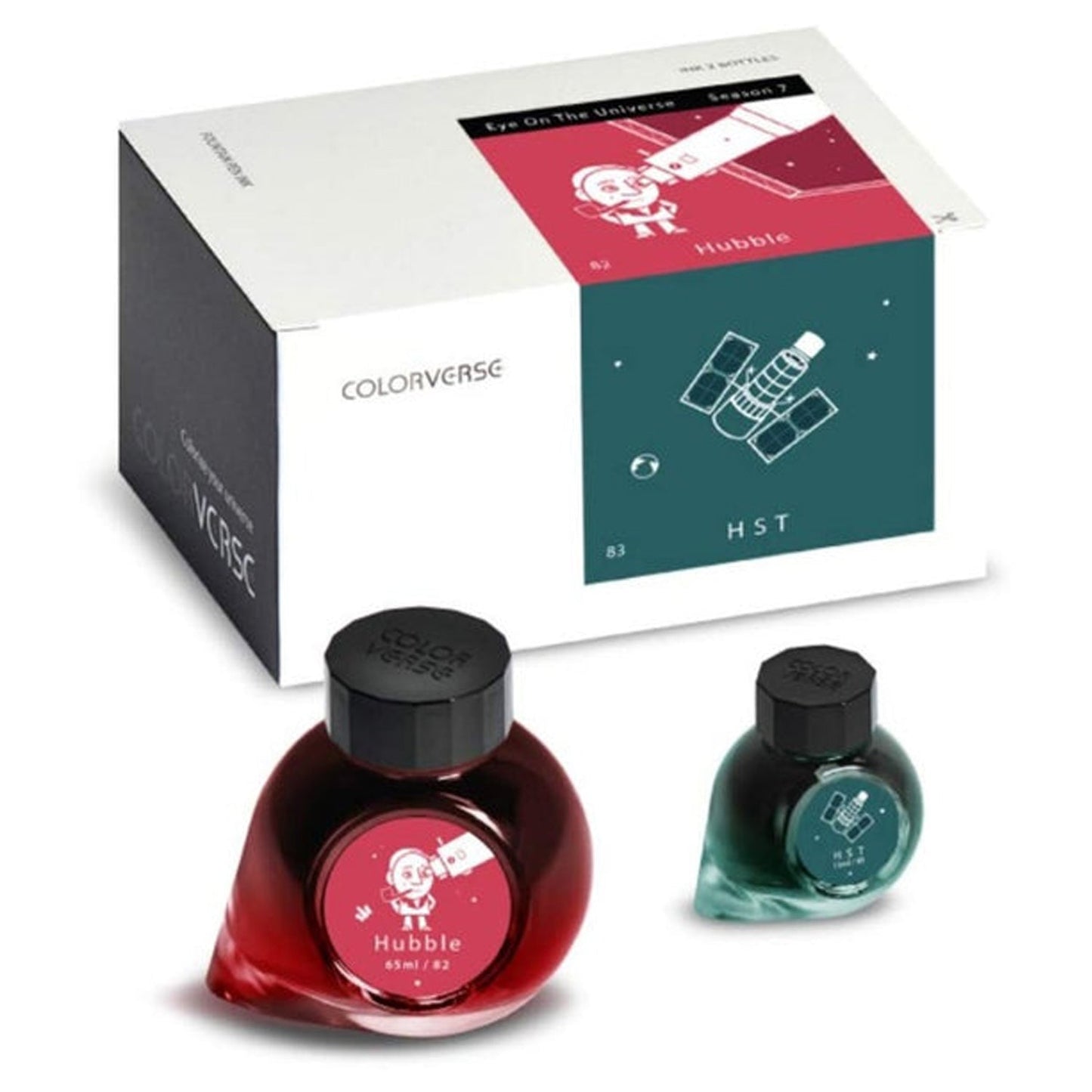Colorverse Eye On The Universe Season 7 Ink Bottle Set (Hubble/HST - 65 ML/15 ML) E-82/83