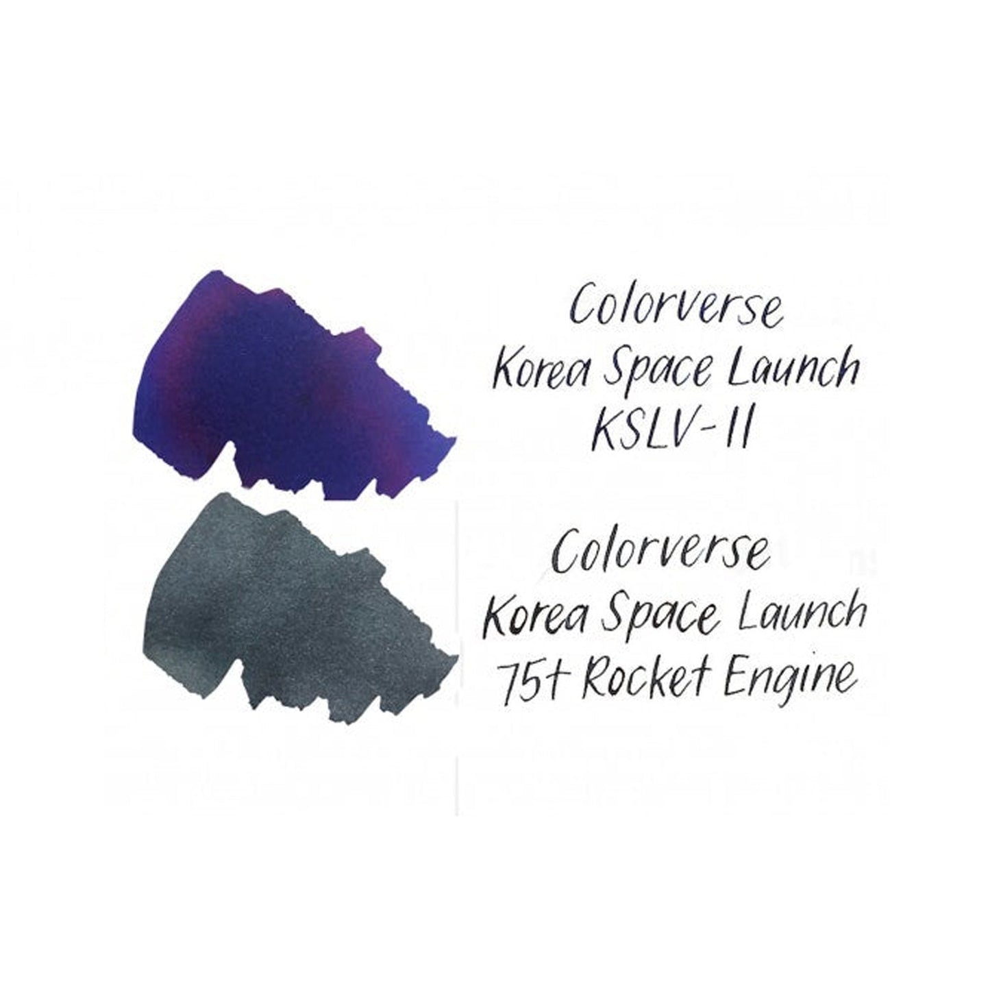 Colorverse Korea Space Launch Ink Bottle Set (KSLV-II/75t Rocket Engine - 65 ML/15 ML) K-61/62 (Special Edition)