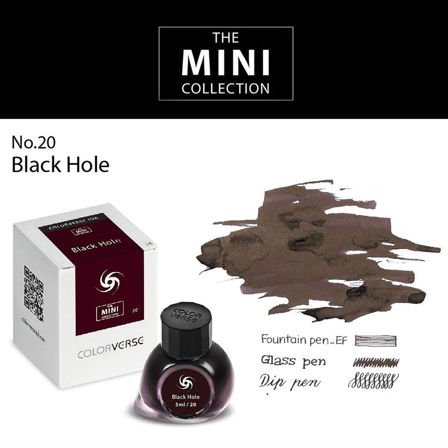 Colorverse Mini Ink Bottle (Black Hole - 5 ML) M-20