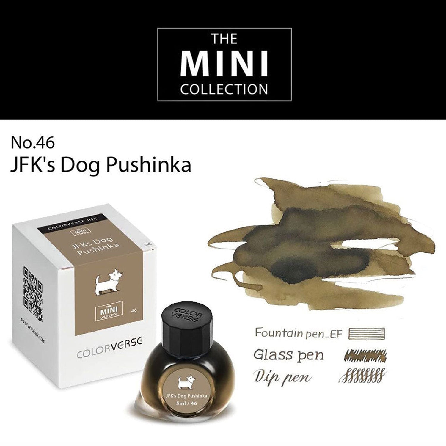 Colorverse Mini Ink Bottle (JFK's Dog Pushinka - 5 ML) M-46