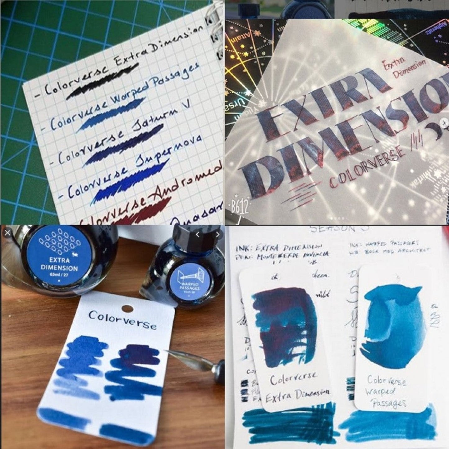 Colorverse Multiverse Season 3 Ink Bottle Set (Extra Dimension/Warped Passages - 65 ML/15 ML) MV-27/28