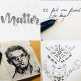 Colorverse Multiverse Season 3 Ink Bottle Set (Matter/Anti-Matter  - 65 ML/15 ML) MV-29/30