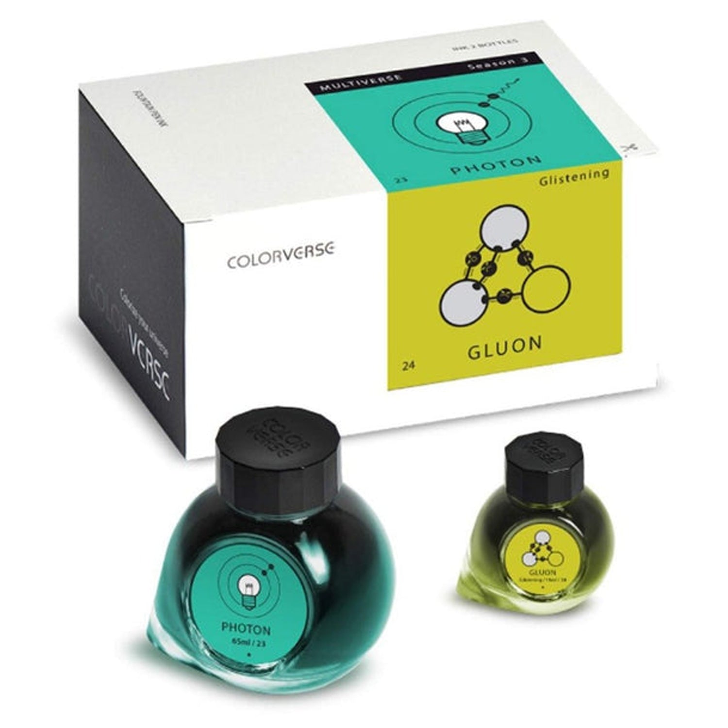 Colorverse Multiverse Season 3 Ink Bottle Set (Photon/Gluon  - 65 ML/15 ML) MV-23/24