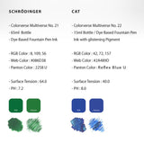 Colorverse Multiverse Season 3 Ink Bottle Set (Schrodinger/Cat - 65 ML/15 ML) MV-21/22