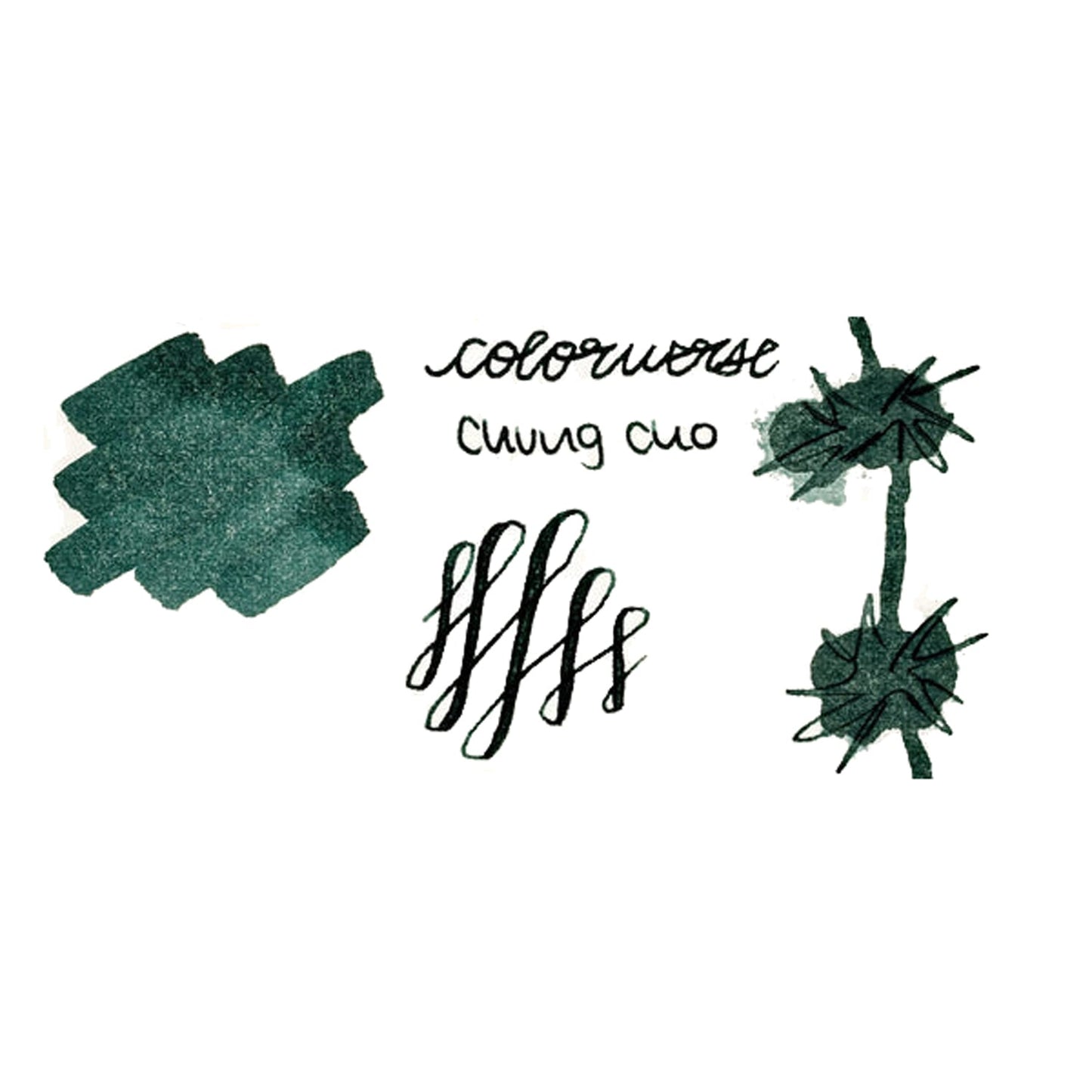 Colorverse Minhwa Ink Bottle (Chung Cho - 30 ML) MW-24 (Special Edition)