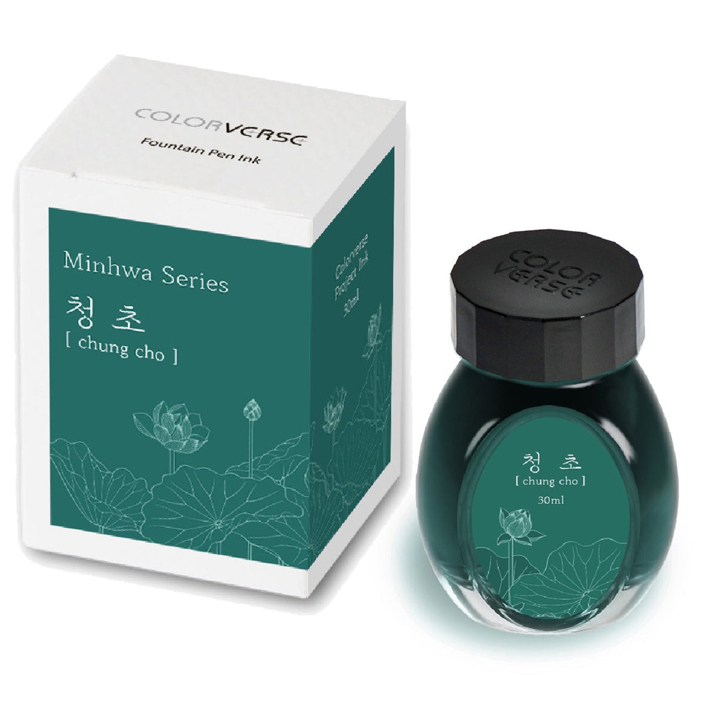 Colorverse Minhwa Ink Bottle (Chung Cho - 30 ML) MW-24 (Special Edition)