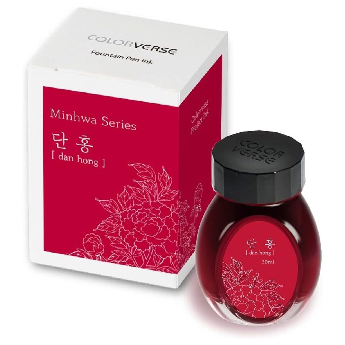 Colorverse Minhwa Ink Bottle (Dan Hong - 30 ML) MW-25 (Special Edition)
