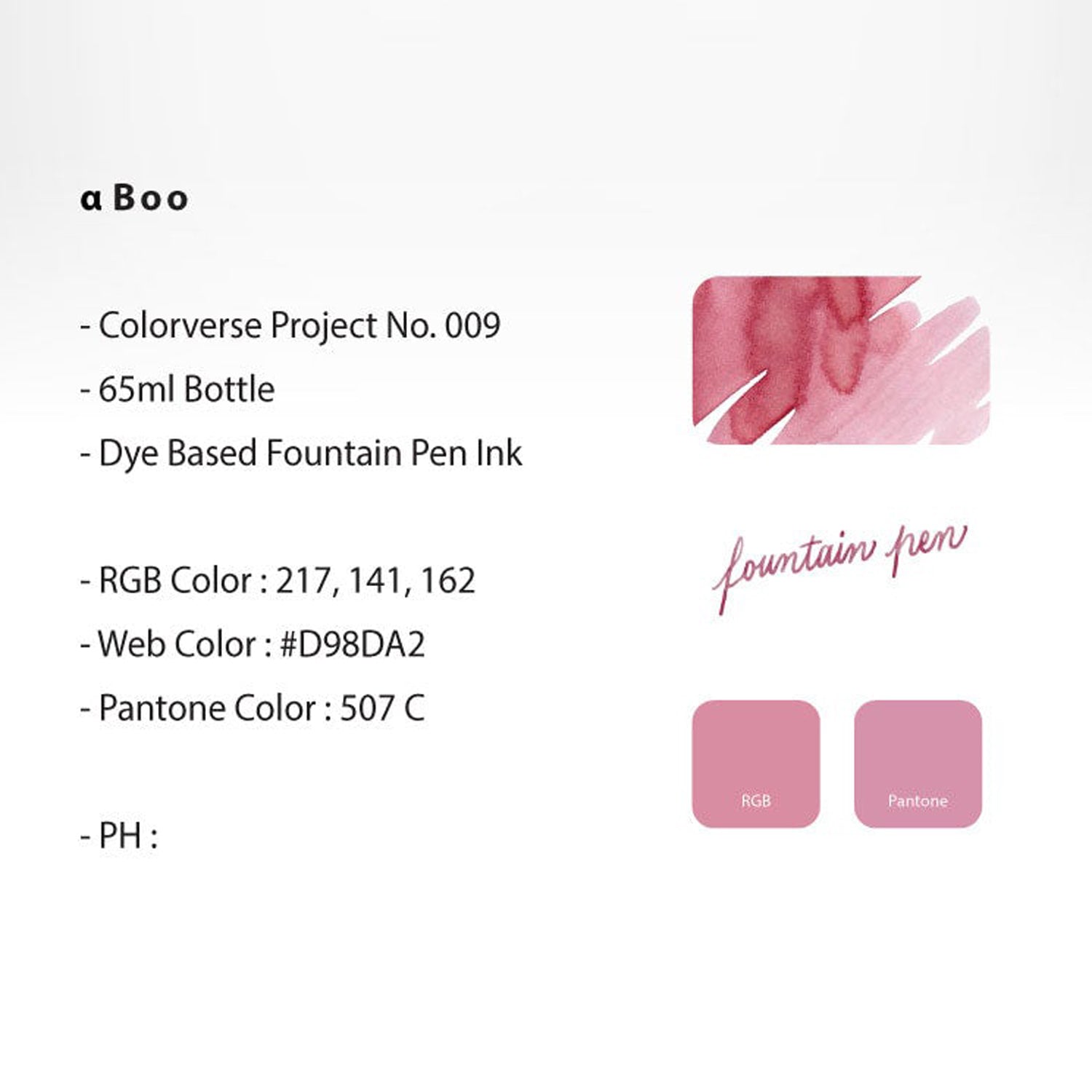 Colorverse Project Ink Bottle (A Boo - 65 ML) P-09