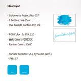 Colorverse Project Ink Bottle (Clear Cyan - 65 ML) P-98