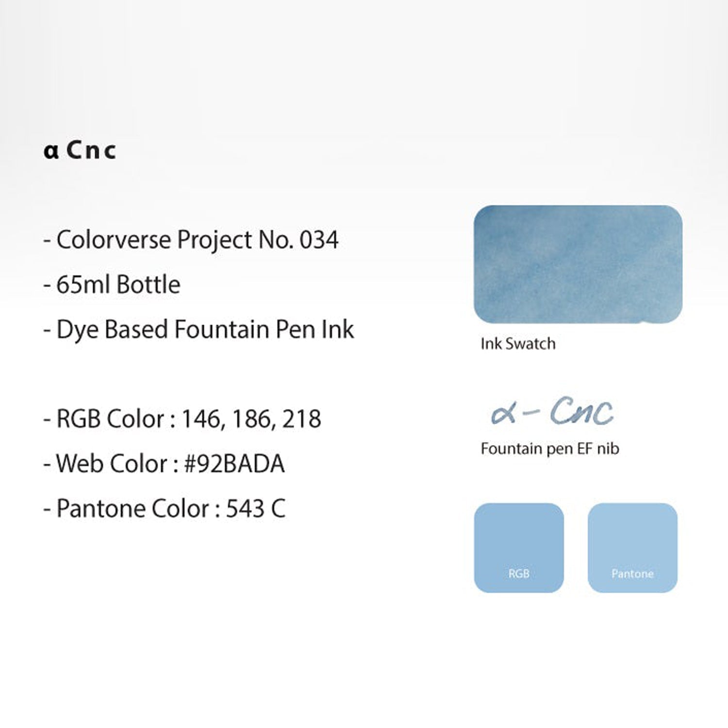 Colorverse Project Ink Bottle (A Cnc - 65 ML) P-34