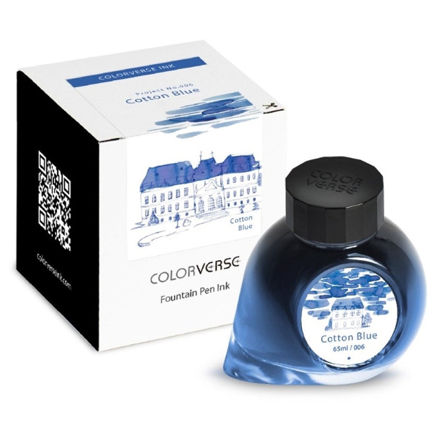 Colorverse Project Ink Bottle (Cotton Blue - 65 ML) P-97